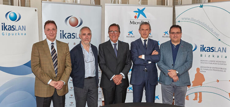 Ikaslan Euskadi y MicroBank  suscriben  un convenio de colaboración para incentivar  la actividad emprendedora