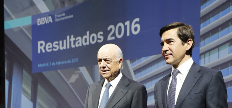 BBVA gana 3.475 millones de euros en 2016, un 31,5% más