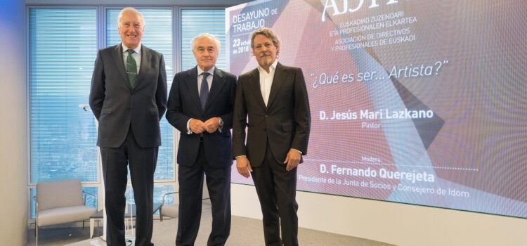 El pintor Jesús Mari Lazkano analiza con ADYPE las funciones directivas del artista